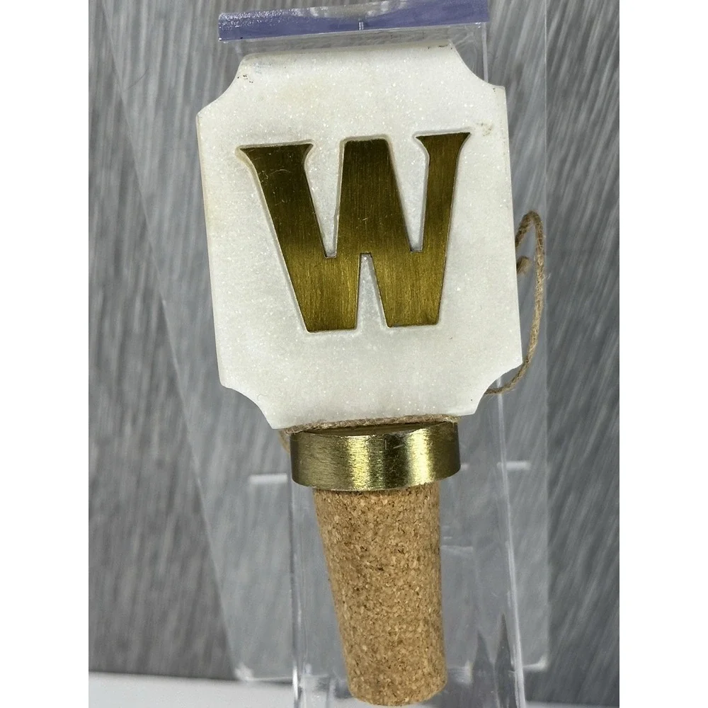 Mud Pie Marble Brass/Gold Letter 